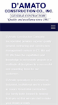 Mobile Screenshot of damatoconstruction.com